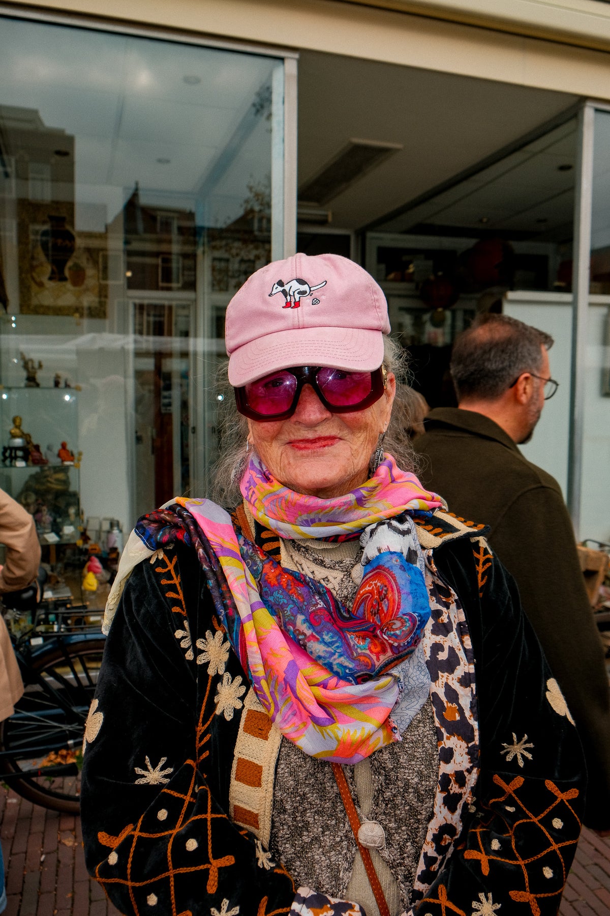 one-size washed roze pet